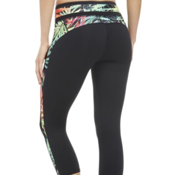 Fabletics Pants - Fabletics Salar Capri with Tropical Trim